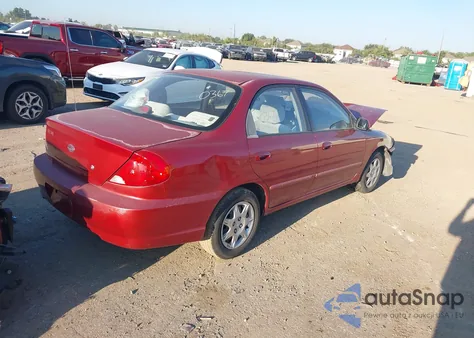 2003 Kia Spectra Ls z USA, uszkodzony, nr VIN KNAFB121535290367